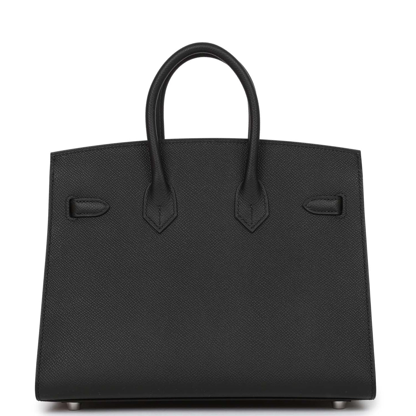 Hermes Birkin 25 Sellier Black Epsom Palladium Hardware