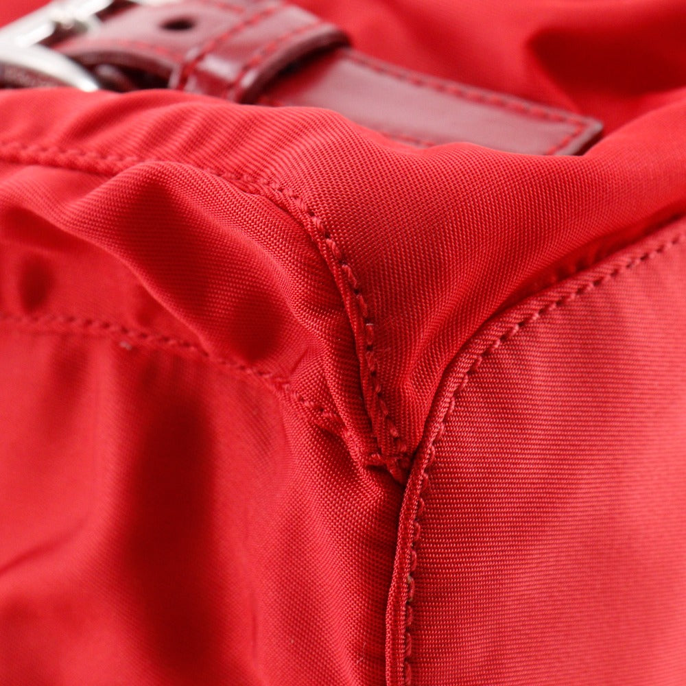 PRADA Backpack Nylon Red VERA SPORT Women