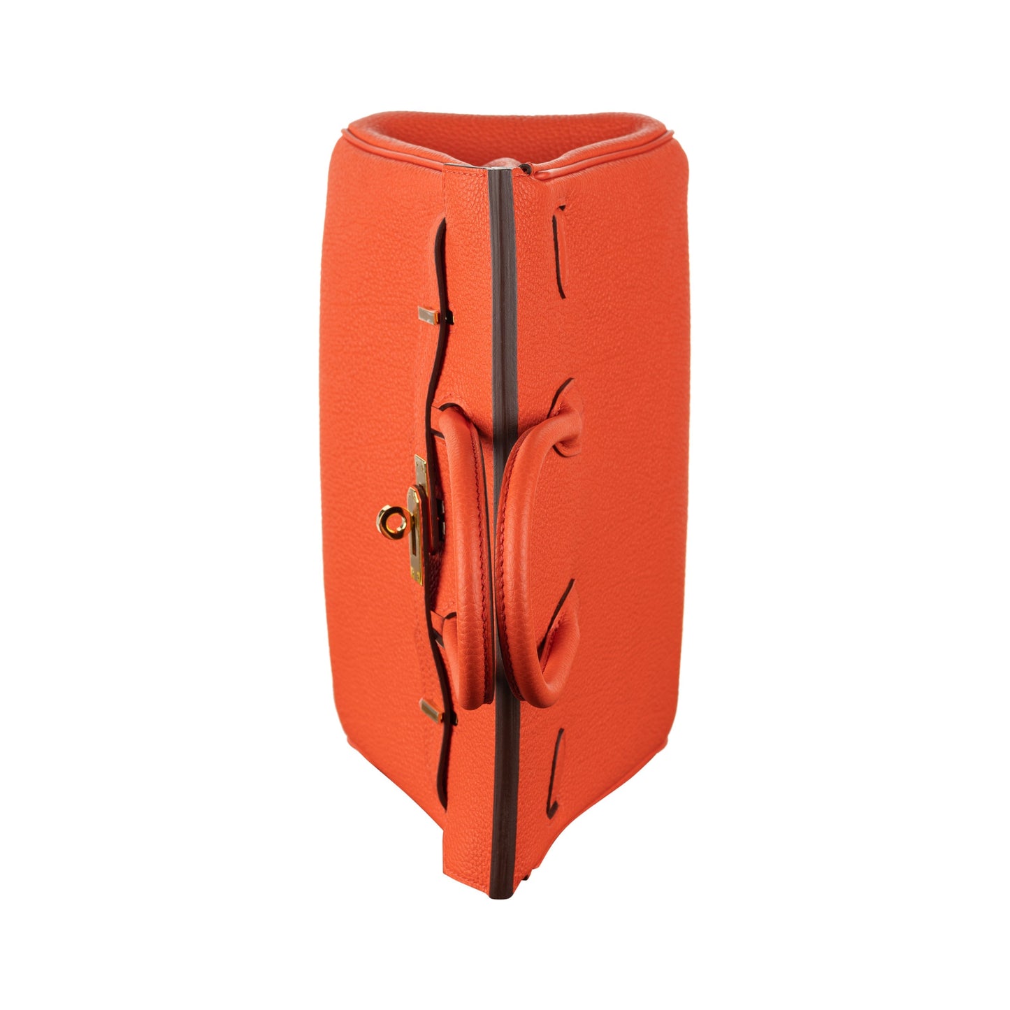 Hermes25cm Birkin Capucine Togo Leather Gold Hardware