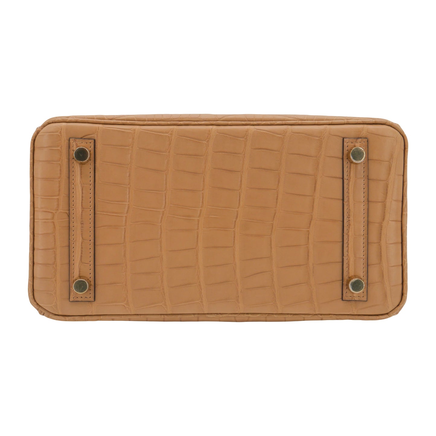 Hermes25cm Birkin Chai Matte Alligator Gold Hardware