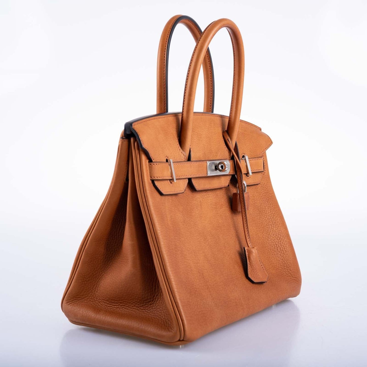 HermesBirkin 30 Saddle Taurillon Palladium Hardware