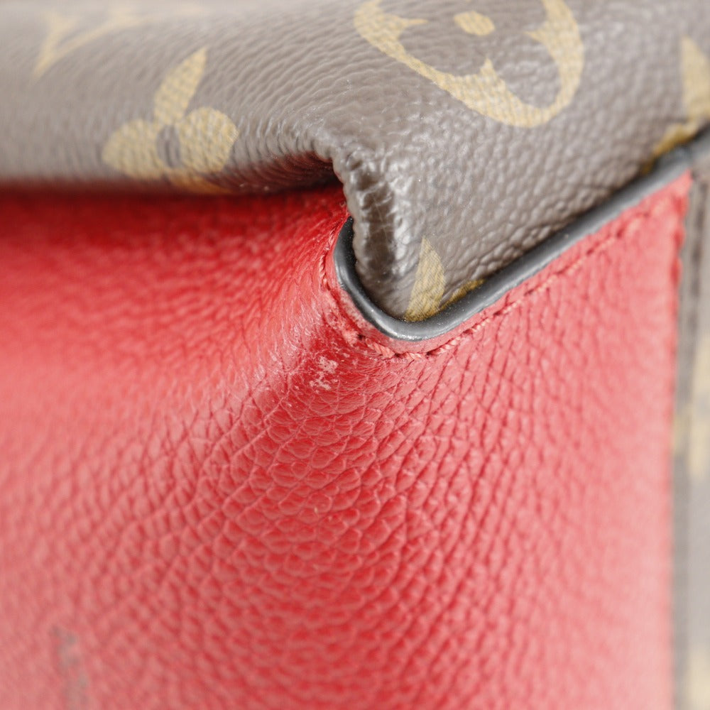 LOUIS VUITTON Handbag Monogram canvas Brown / red Sufro NV BB