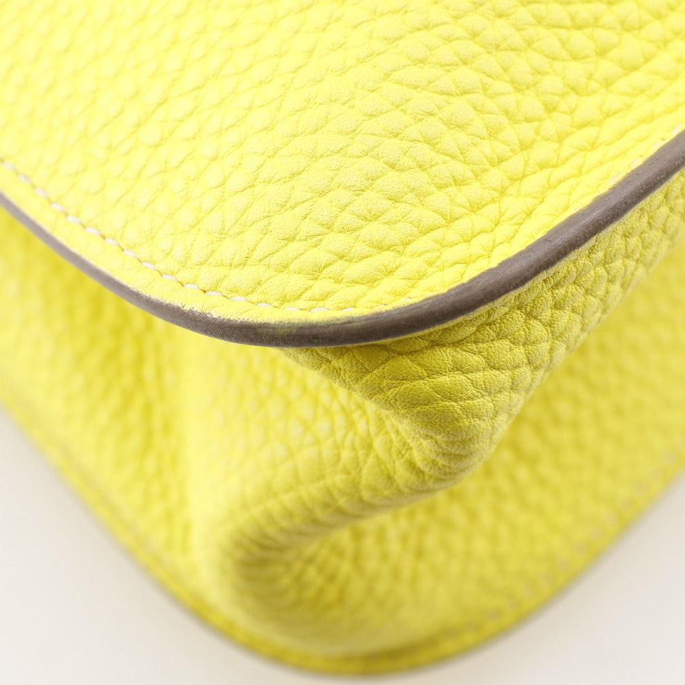 HERMES Handbag Taurillon Clemence yellow Arzan 31