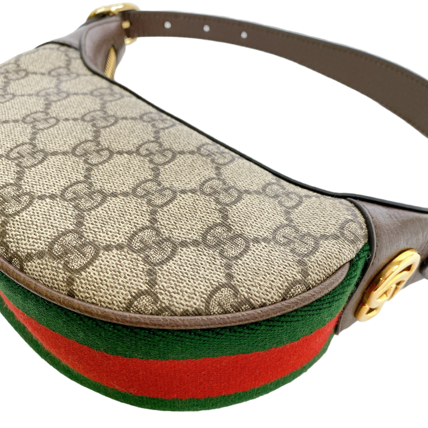 Gucci Lou Mini Canvas Shoulder Bag