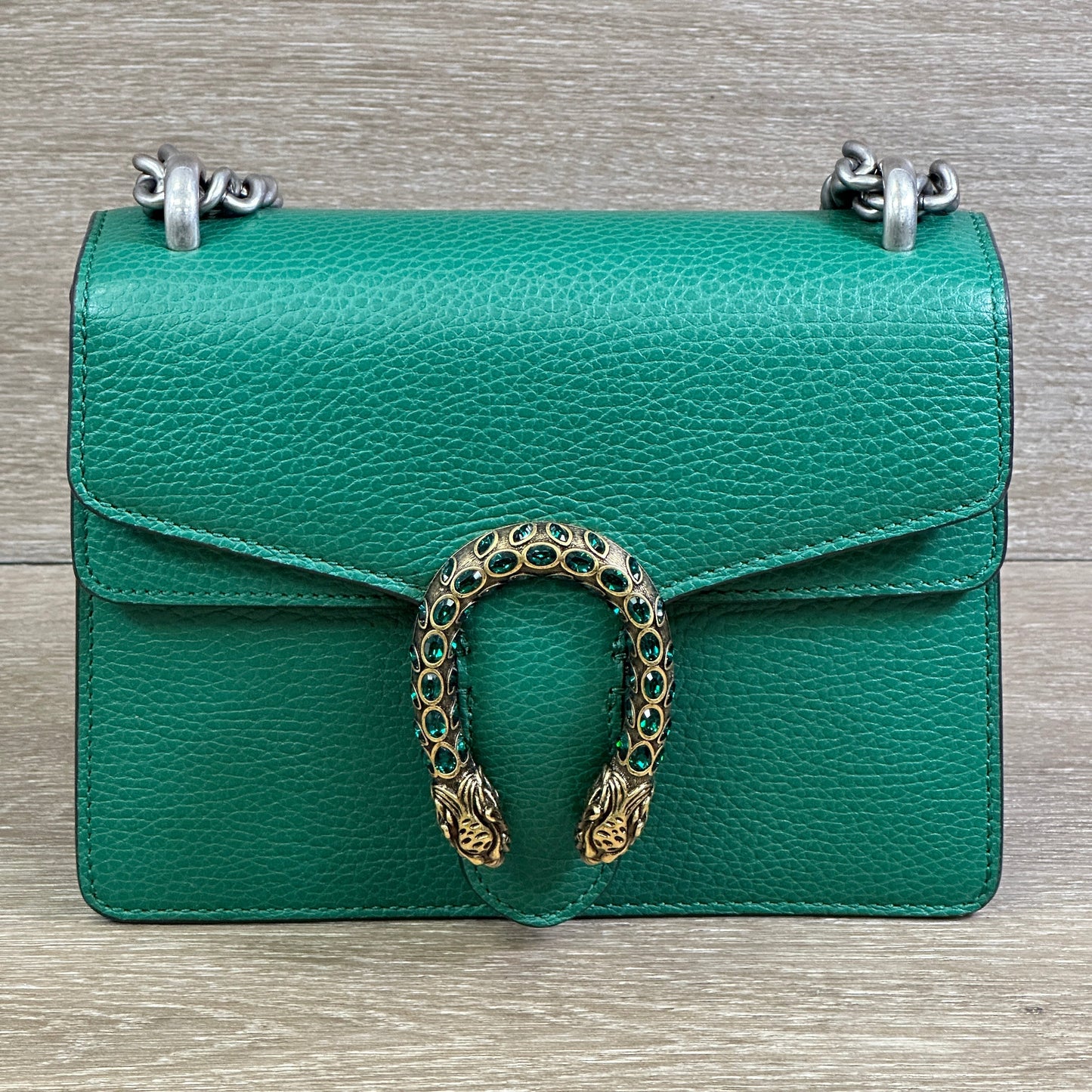 Gucci Chain Leather Shoulder Bag