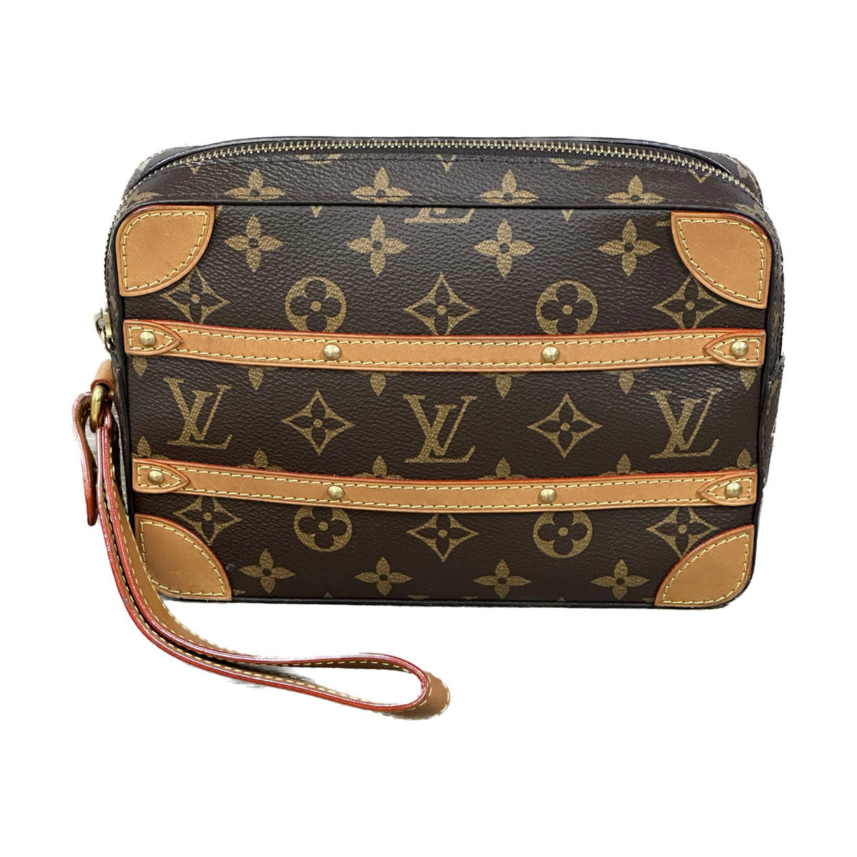 Louis Vuitton Monogram Soft Trunk Pouch Clutch