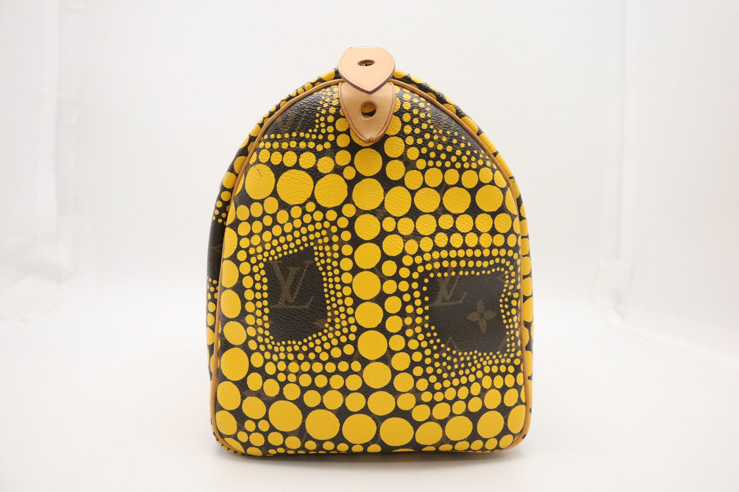 Louis Vuitton x Yayoi Kusama Speedy 30 in Yellow Inifinity Dots Canvas