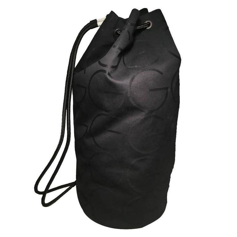 Gucci Black Canvas Nylon Shoulder Bag