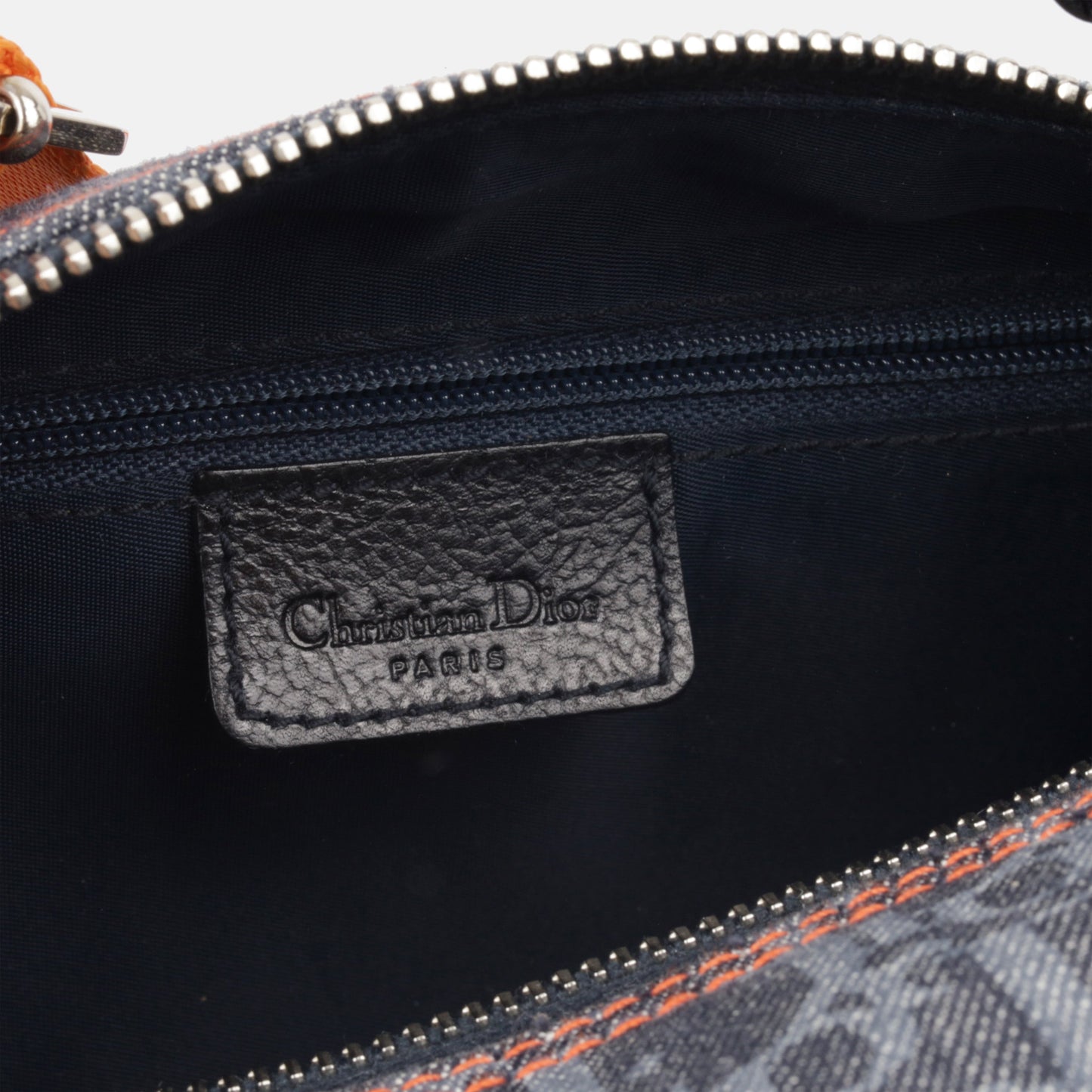 Christian Dior Denim Flight Bag -