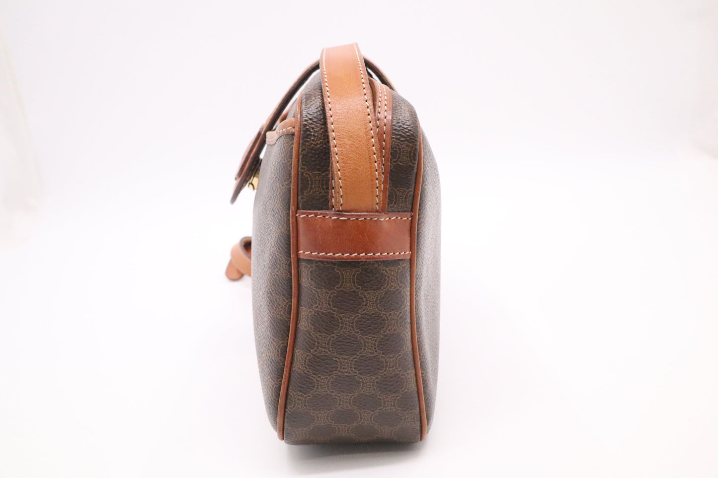 Celine Crossbody Bag in Brown Macadam Canvas