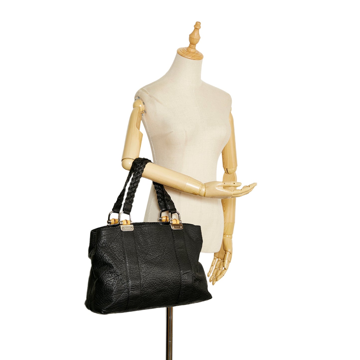 Gucci Bamboo Leather Tote Style 26