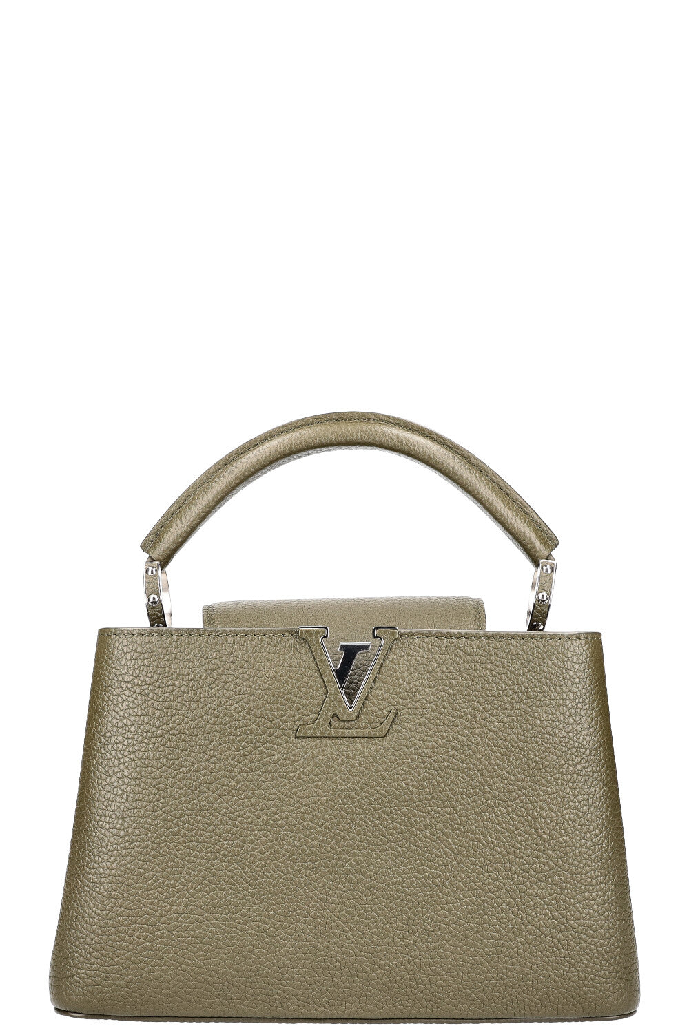 LOUIS VUITTON Capucines BB Khaki Handbag