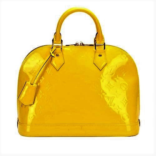 LOUIS VUITTON VERNIS ALMA PM Handbag