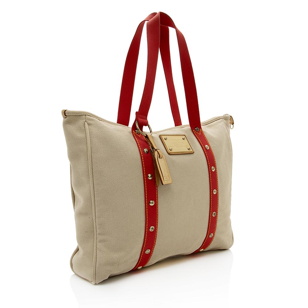 Louis Vuitton Canvas Antigua Cabas GM Tote ( )