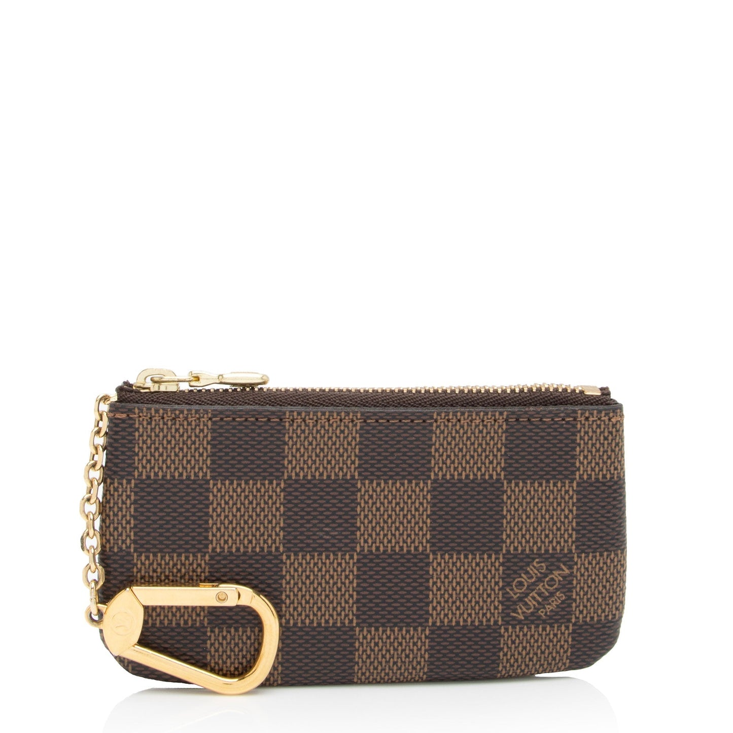 Louis Vuitton Damier Ebene Key Pouch (SHF-fqvaUH) Clutch