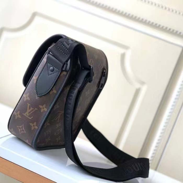 Louis Vuitton LV Unisex Archy Messenger PM Bag Monogram Macassar Coated Canvas