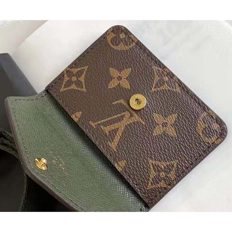 Louis Vuitton LV Unisex Félicie Strap & Go Pochette Monogram Coated Canvas-Brown Clutch