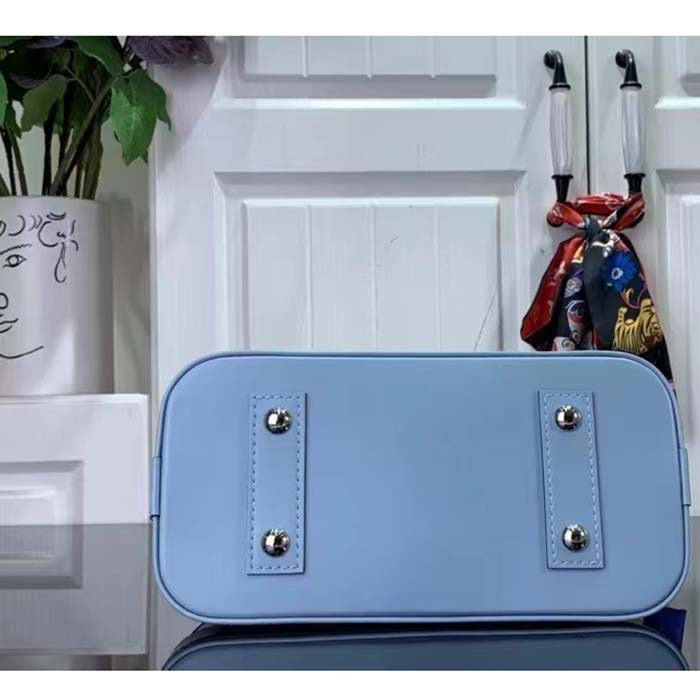 Louis Vuitton LV Women Alma BB Handbag Cloud Blue Epi Grained Smooth Cowhide Leather