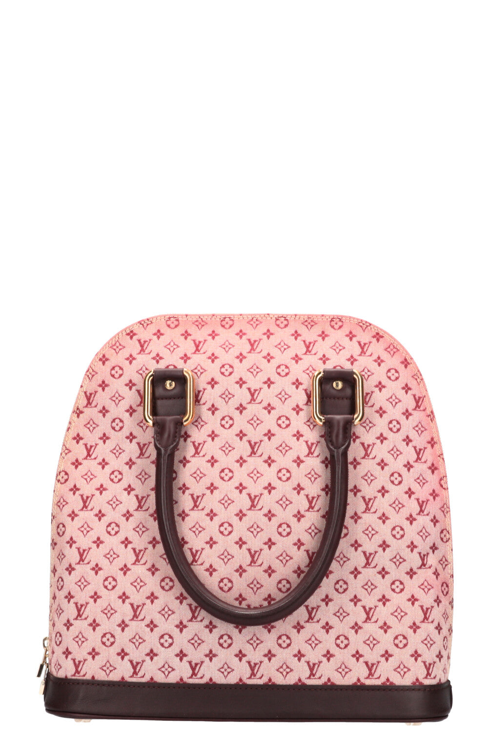 LOUIS VUITTON Alma Haut Mini Lin Sepia Handbag