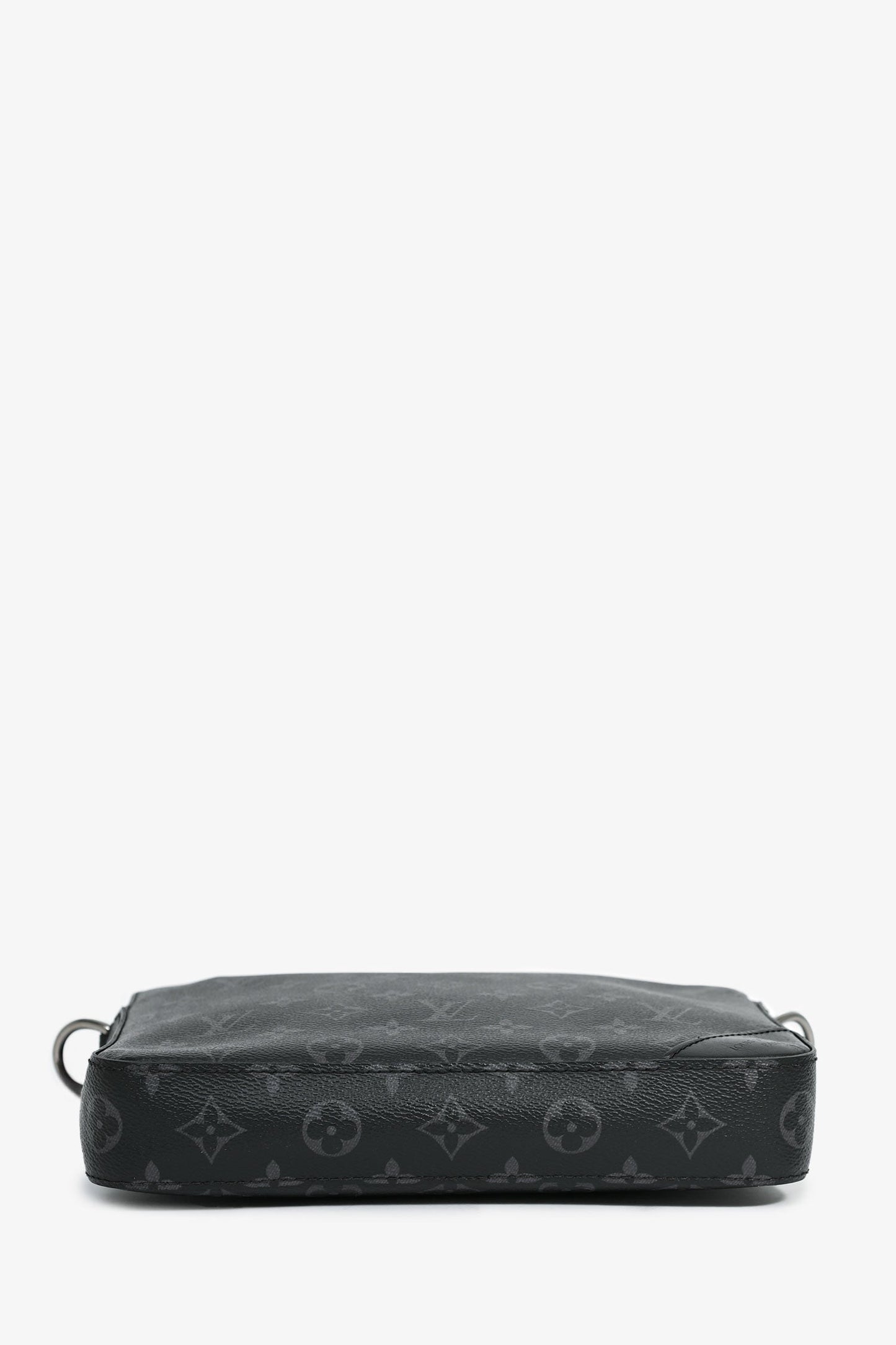 Louis Vuitton Monogram Eclipse Canvas Messenger Bag with Pouch (As Is)