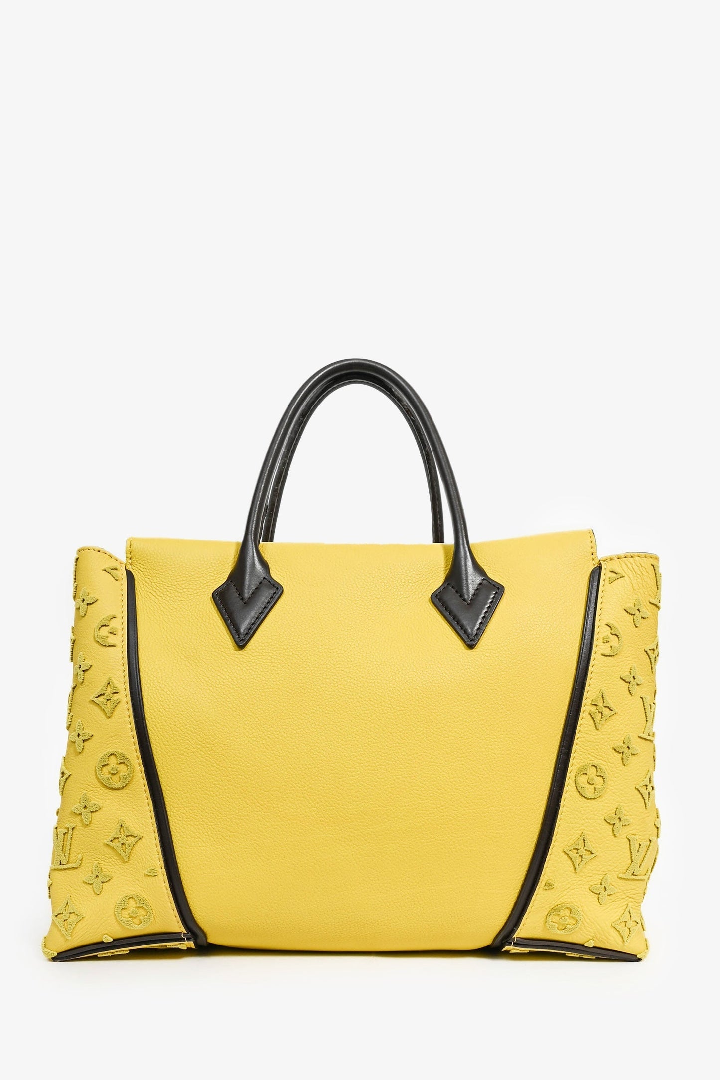 Louis Vuitton Green Leather Suede Monogram 'Veau Cachemire Tuffetage' PM Tote (As Is)