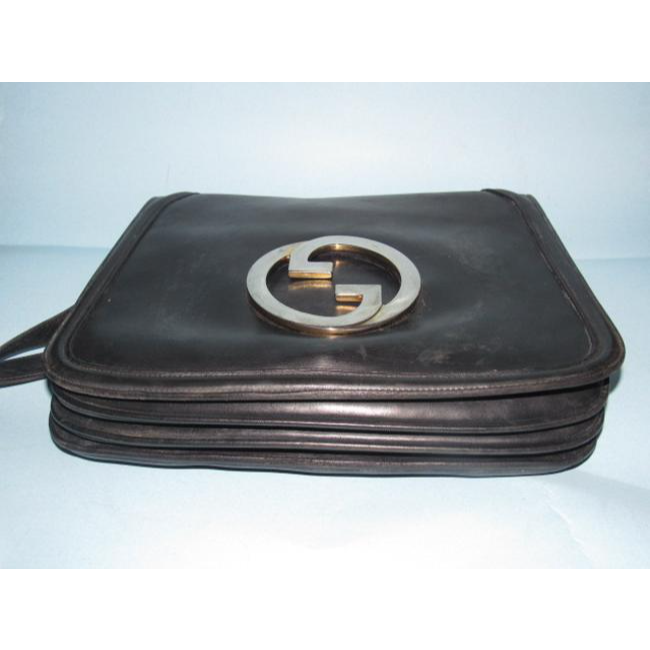 Gucci Envelope Saddle Leather Mini Shoulder Bag