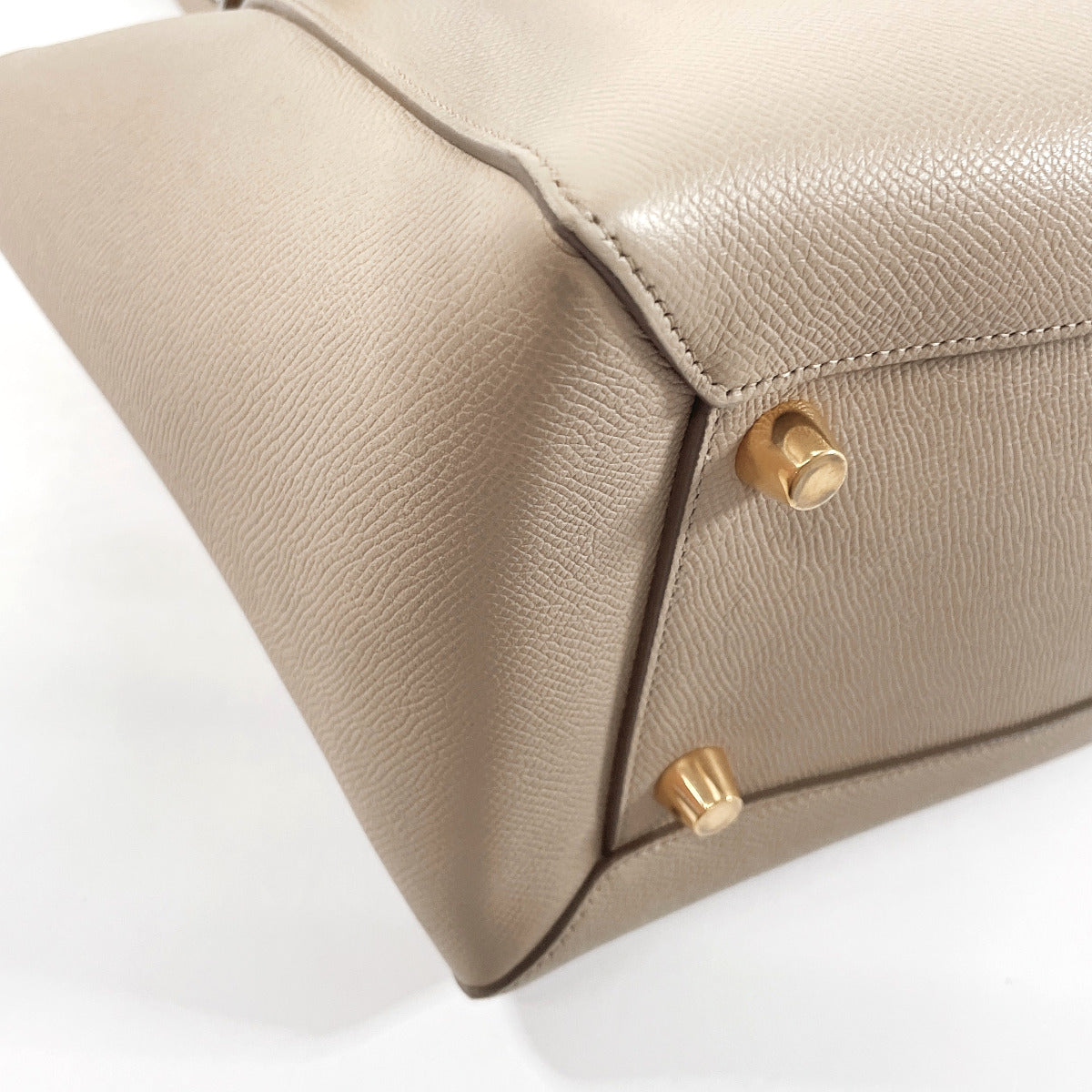 CELINE Shoulder Bag leather beige Belt bag mini Women