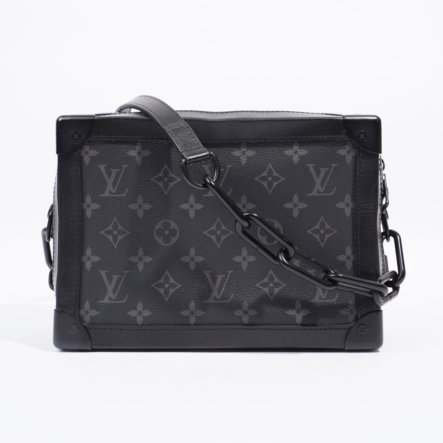 Louis Vuitton Soft Trunk Damier Graphite Coated Canvas Handbag