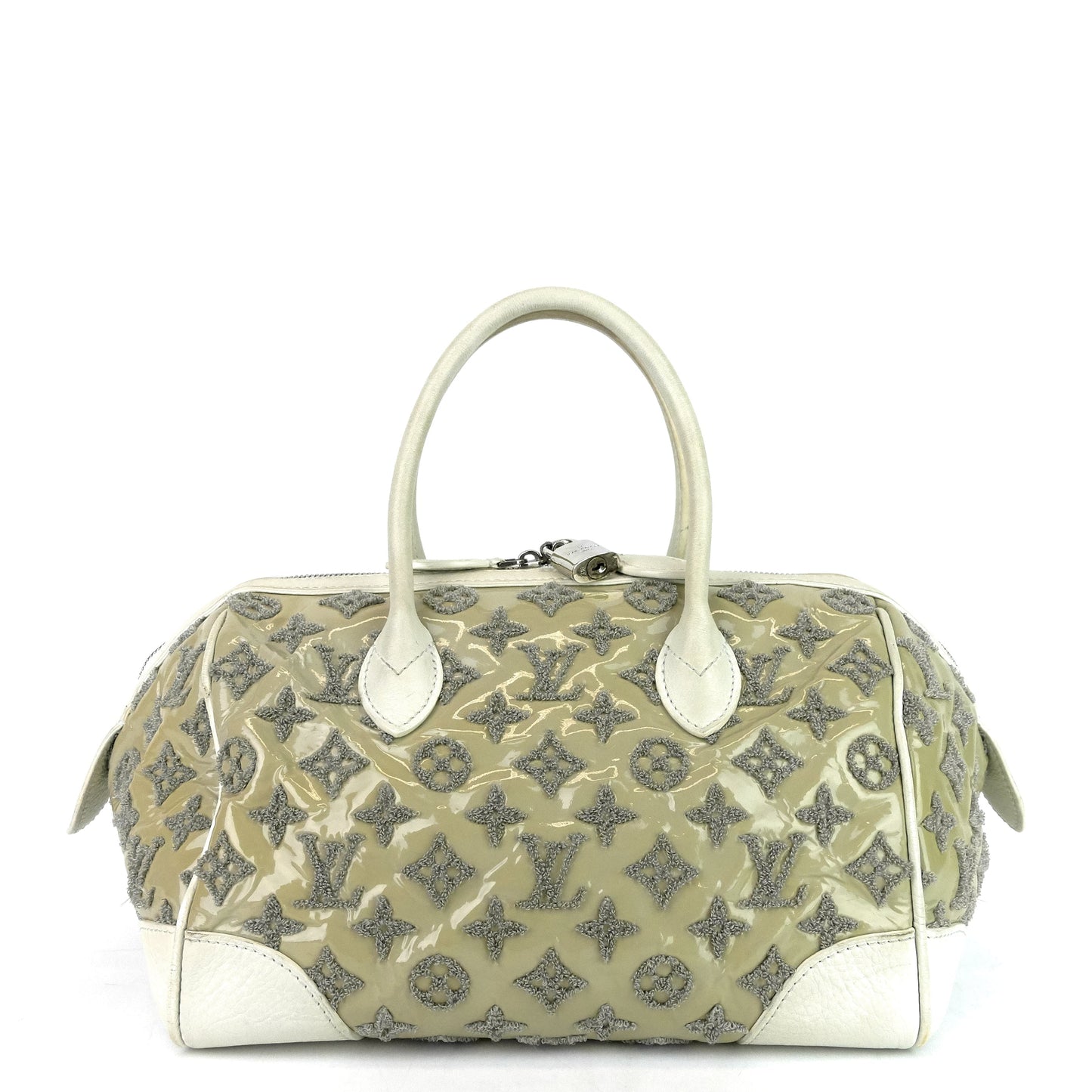 LOUIS VUITTON Monogram Bouclettes Round Bag