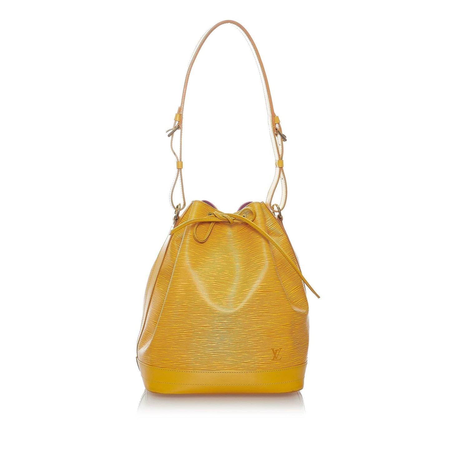 LOUIS VUITTON Epi Noe Yellow Handbag