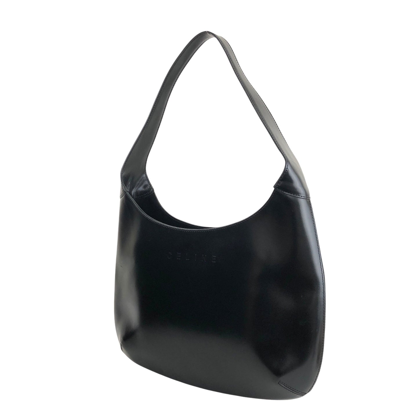CELINE Logo Embossed Black psbni8