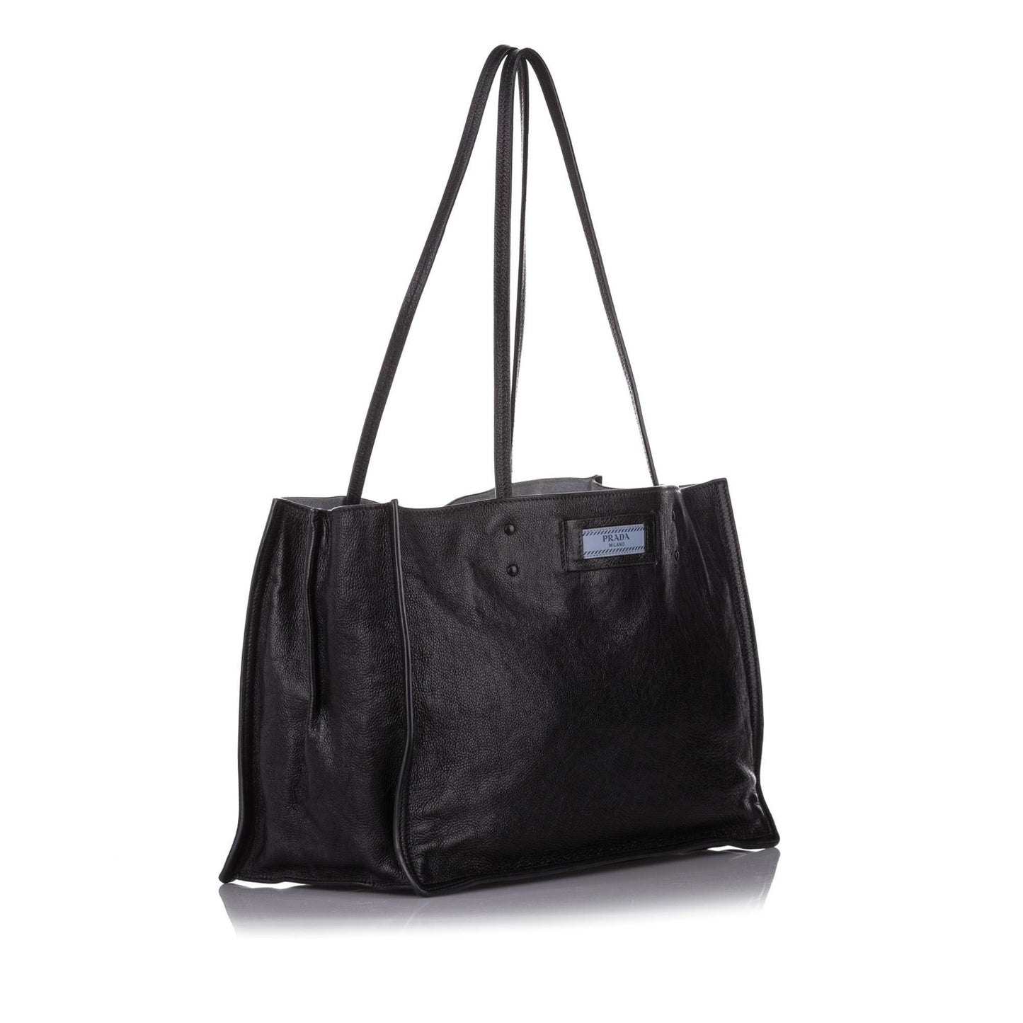 Prada Etiquette Leather Tote Bag ( )