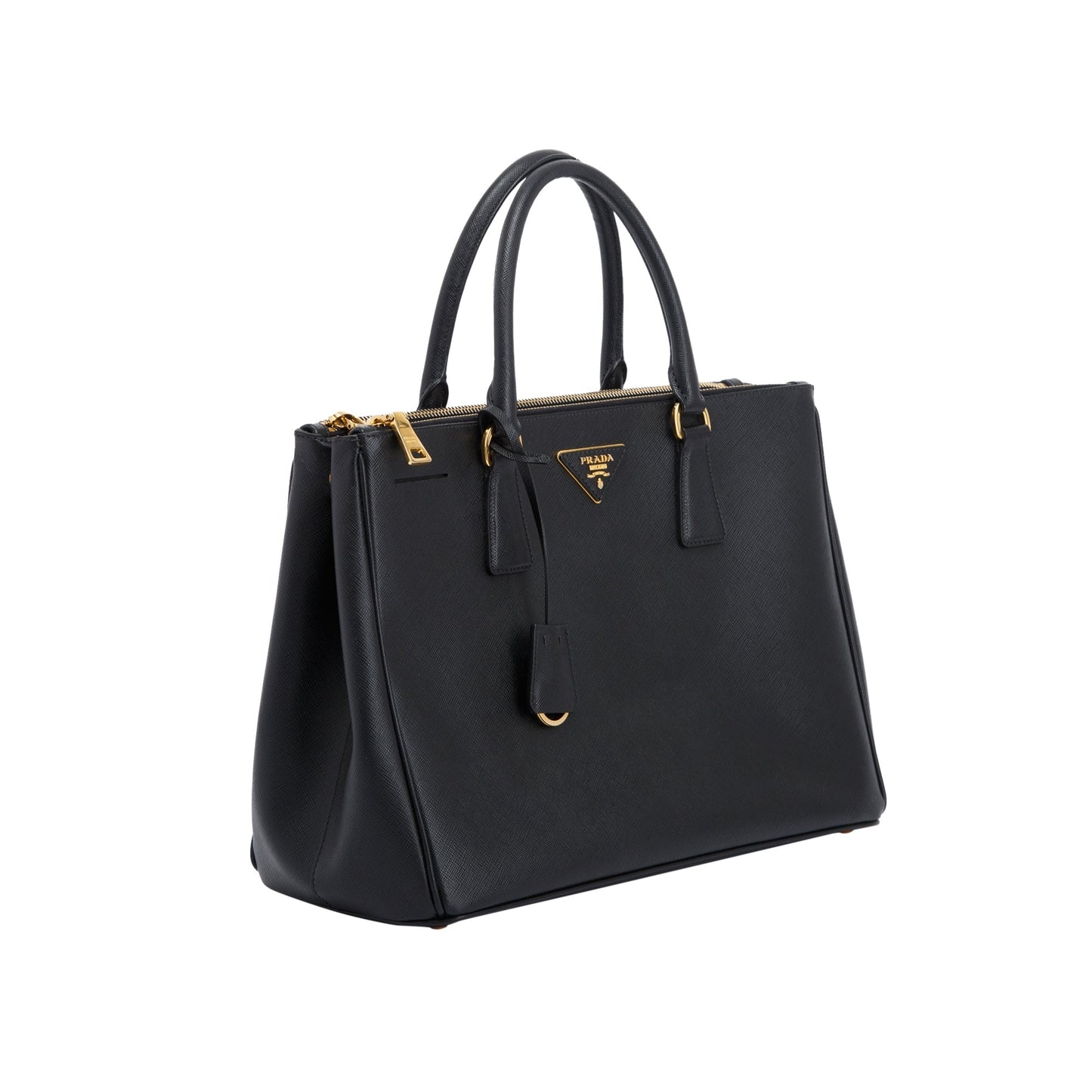 Prada Large Saffiano Double Zip Galleria Tote
