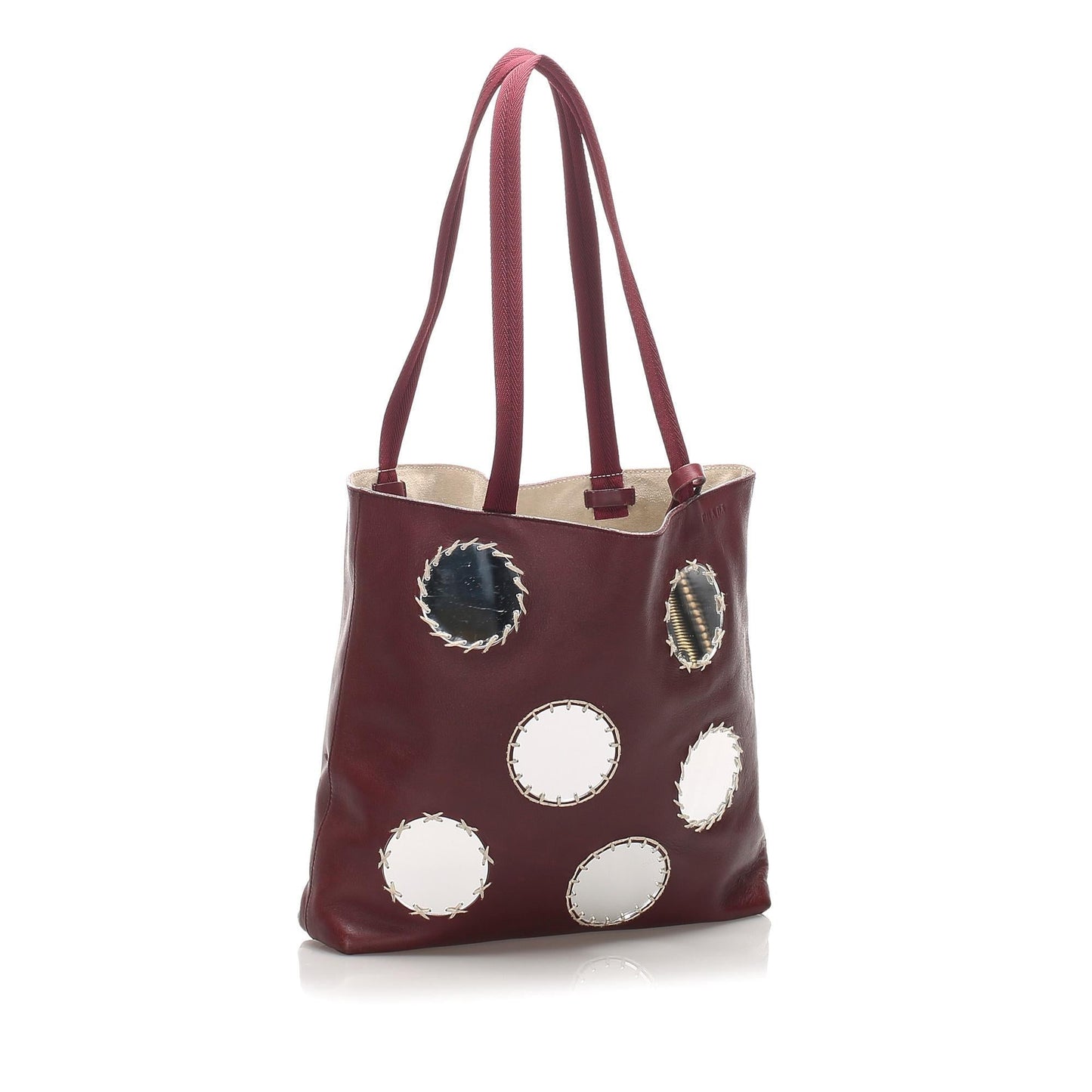 Prada Leather Mirror Tote ( )