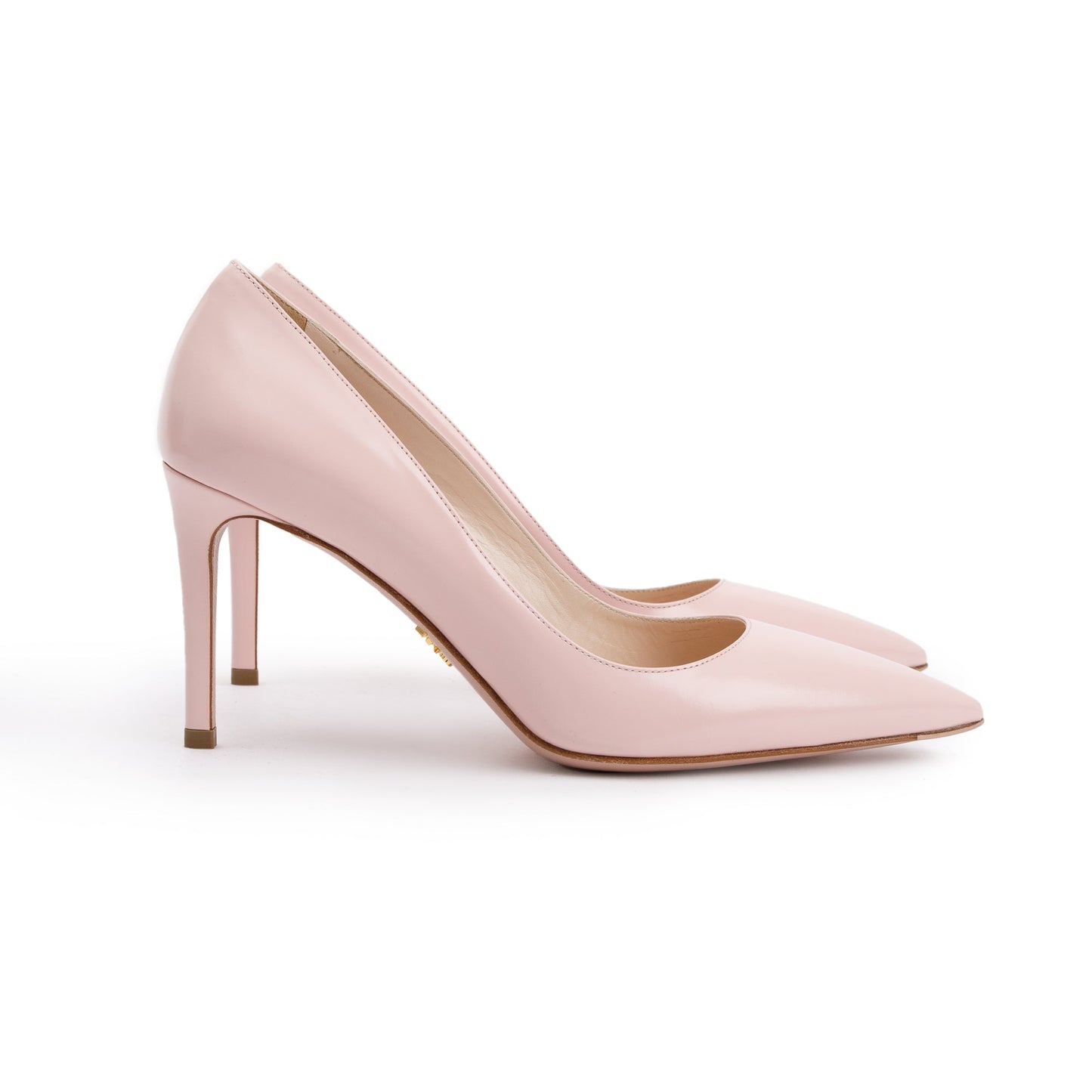 Prada Pink Spazzolato 14 Calzature Donna Pumps, Size 37.5