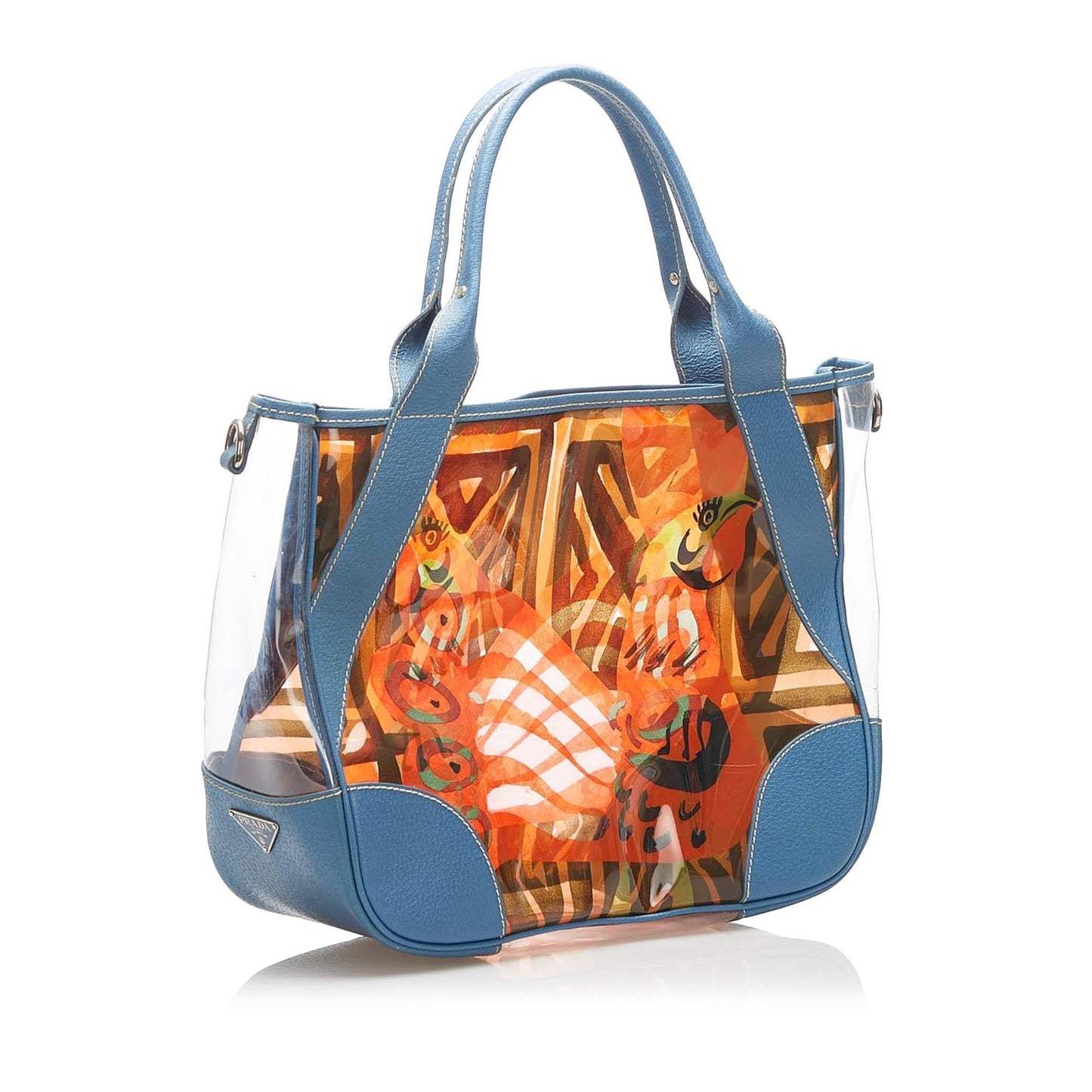 Prada Printed Vinyl Tote Bag ( )