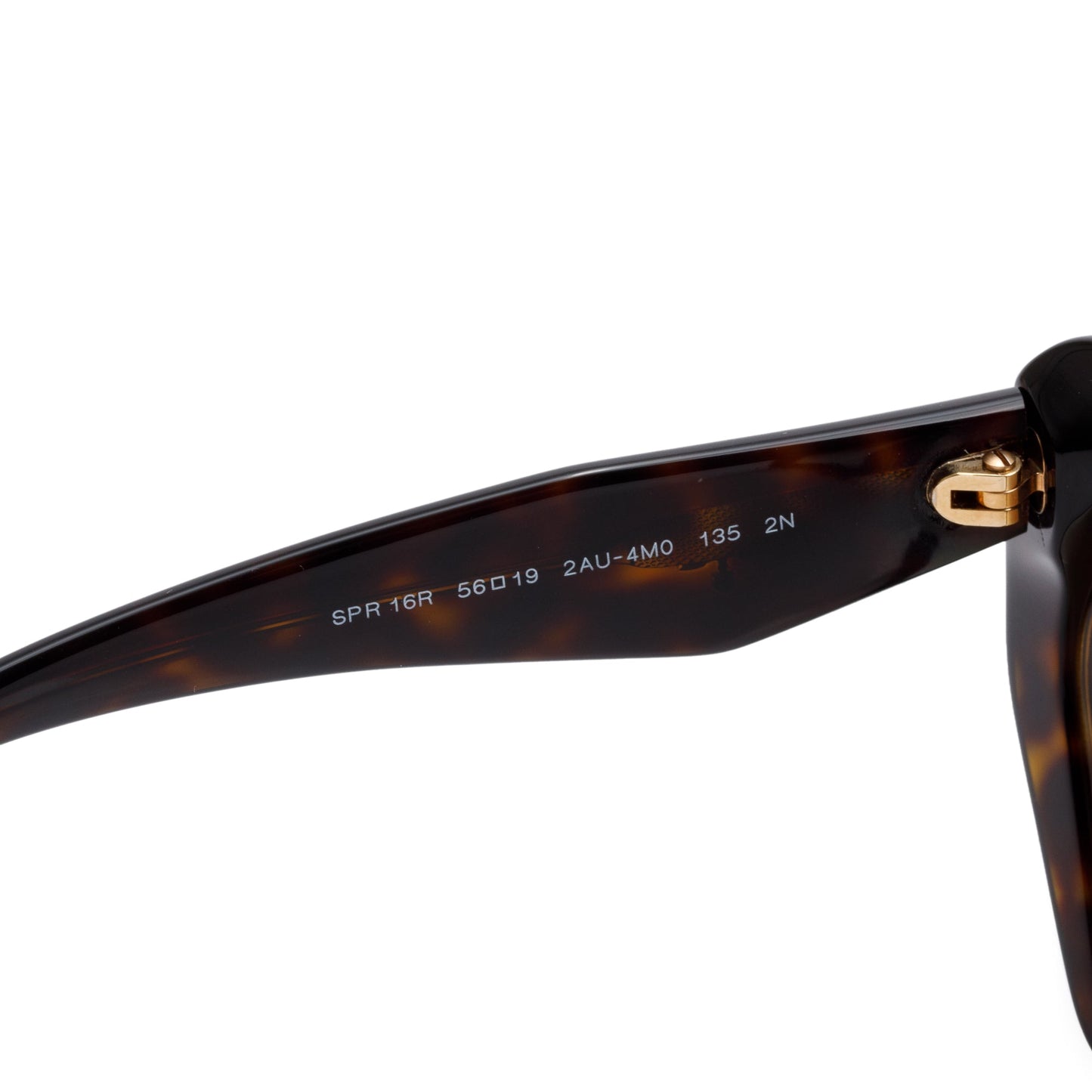 Prada SPR 16R Tortoise Acetate Geometric Sunglasses