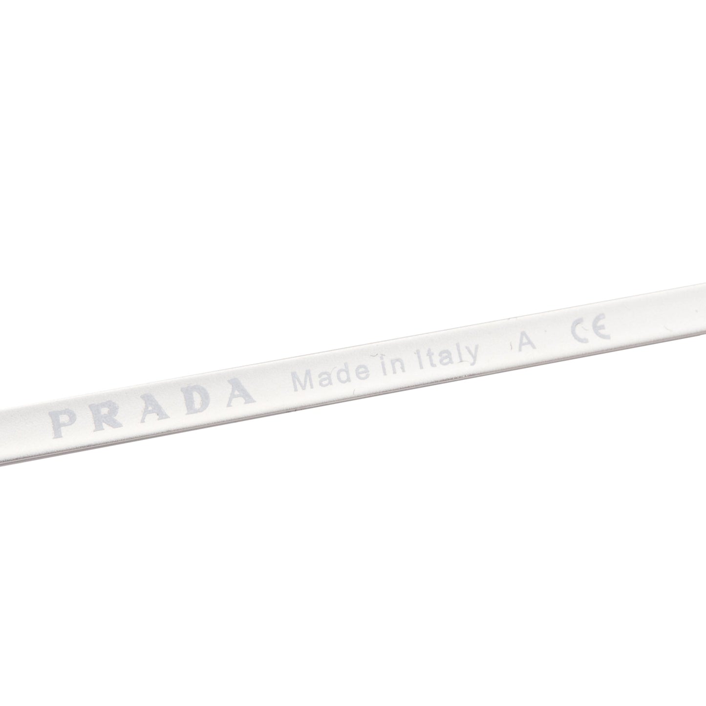 Prada SPS56S Silver-Tone Metal Linea Rosa Pilot Sunglasses