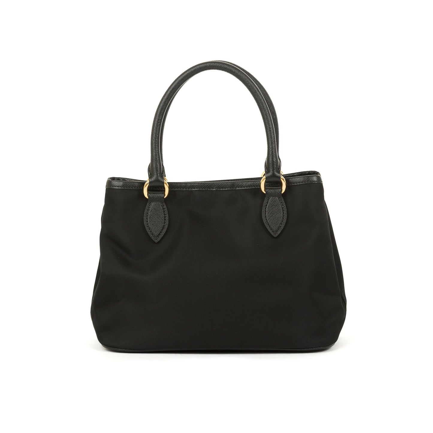 Prada Saffiano Leather-Trimmed Tessuto Nylon Satchel