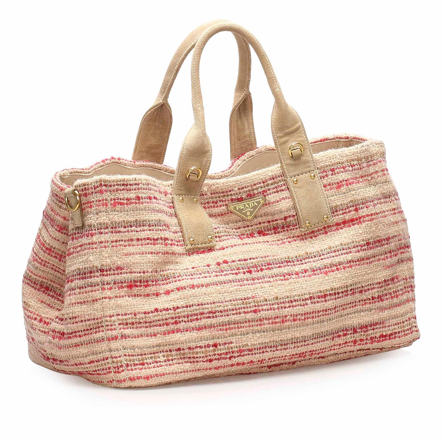Prada Tweed Tote Bag ( )