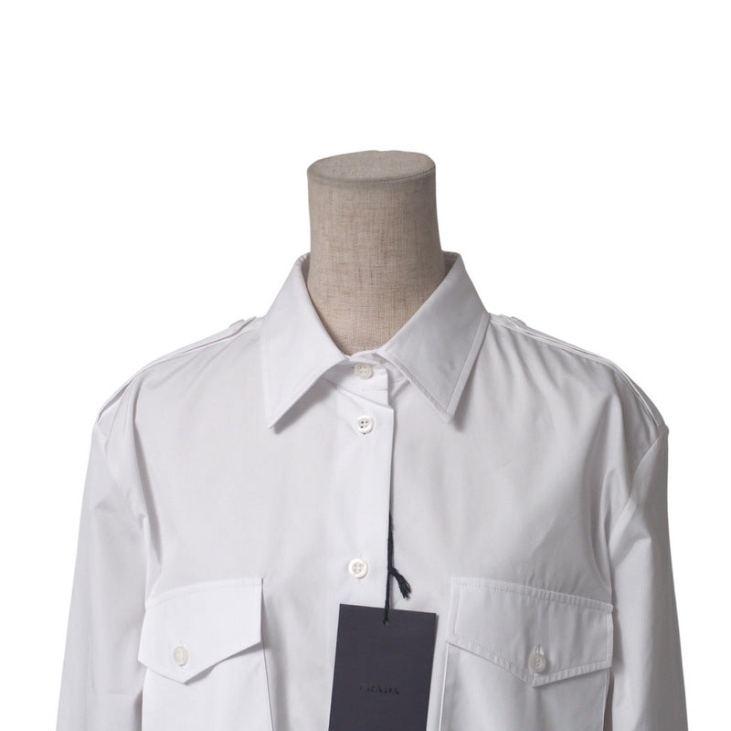 PRADA Long sleeve shirt DNA91Q cotton 100% white Women 44