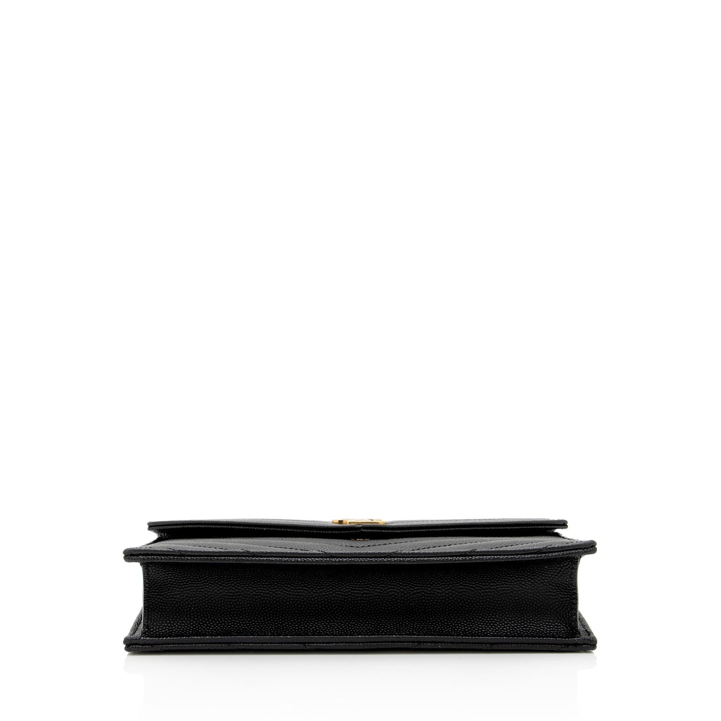 Luxury Saint Laurent Trending 2026 Matelasse Grain de Poudre Monogram Envelope Chain Wallet (SHF-bXElvR)