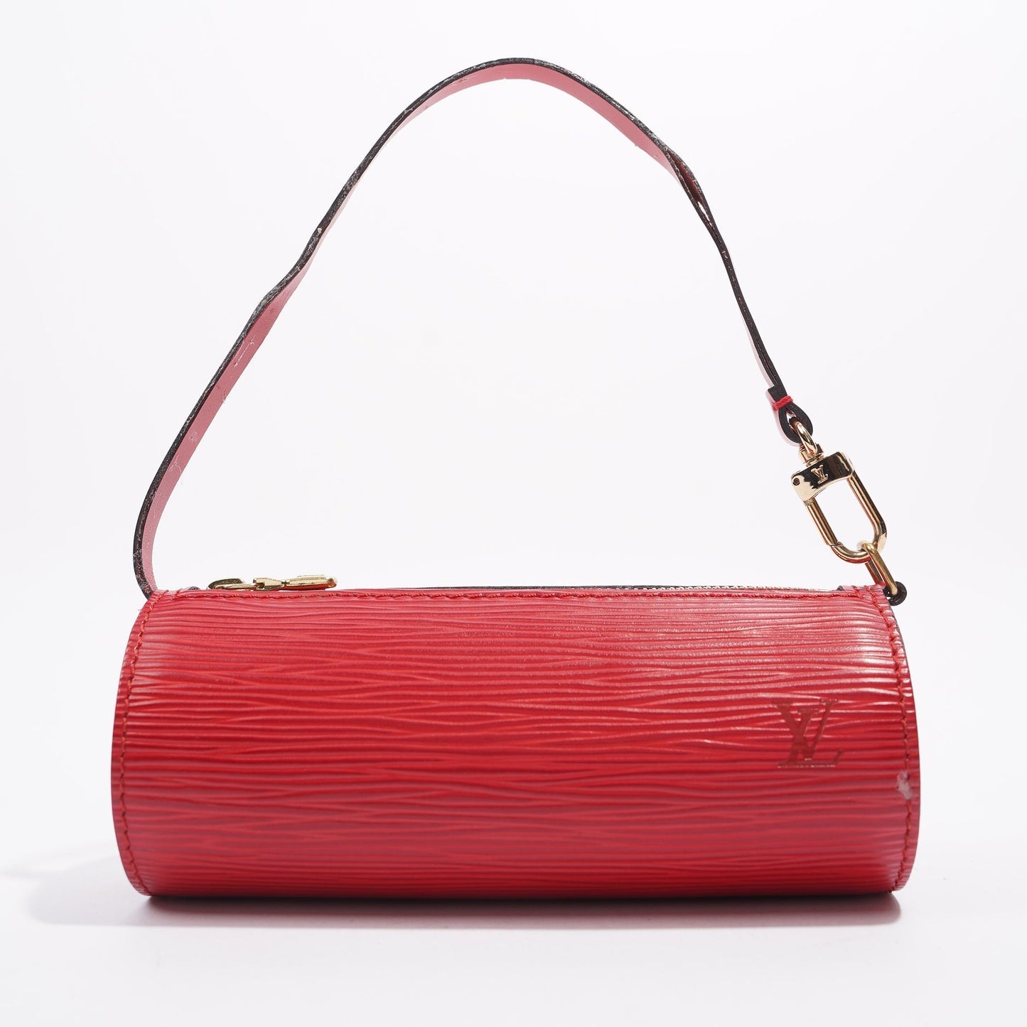 Louis Vuitton Mini Papillon Red Epi Leather Handbag
