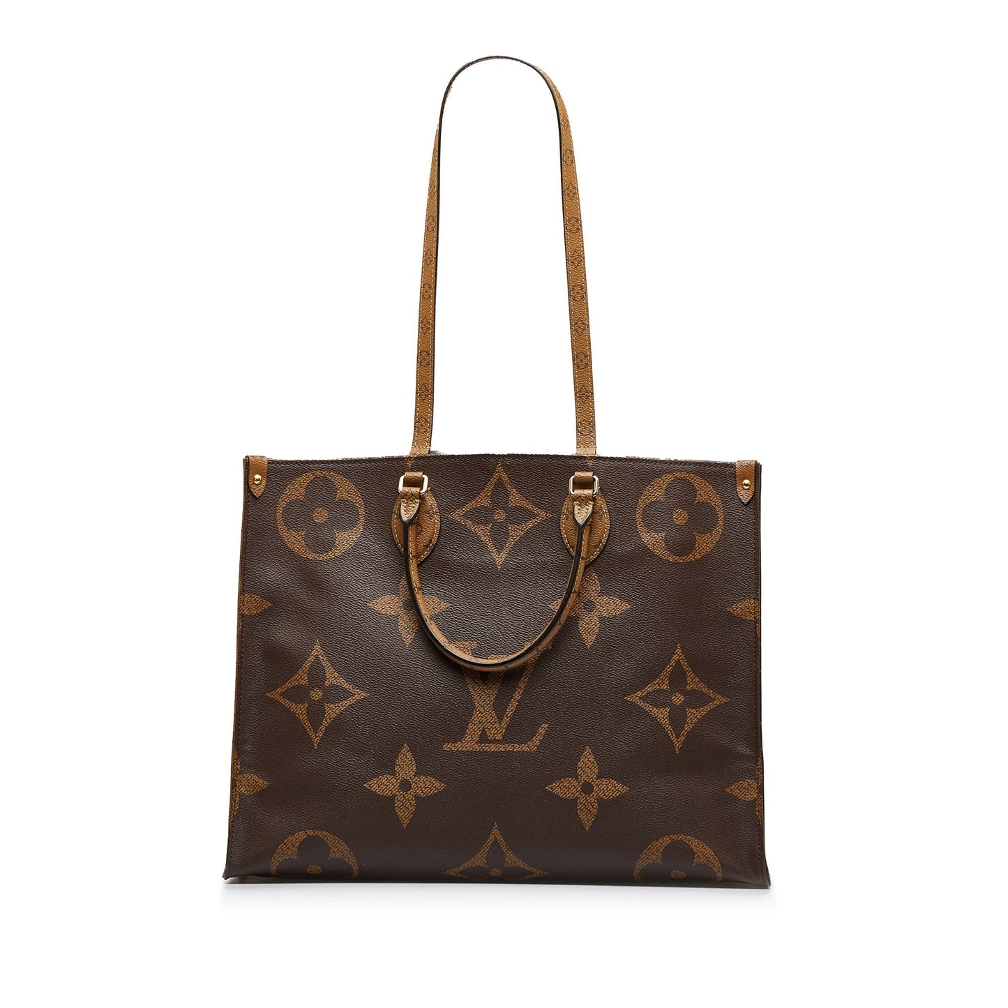 LOUIS VUITTON Monogram Giant Reverse OnTheGo GM Satchel Tote