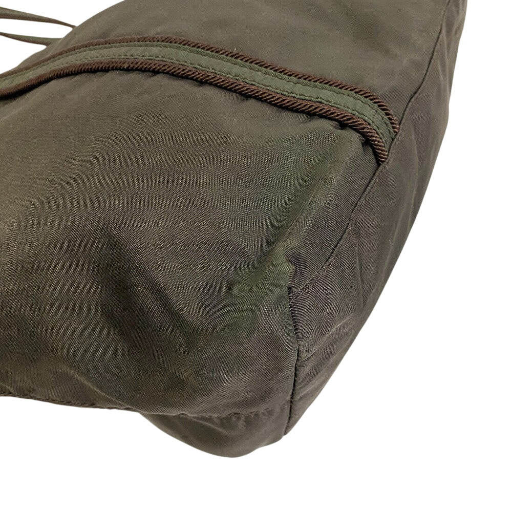 PRADA Tote Bag Nylon Car key Shoulder Bag Handbag Nylon logo Women(Unisex)