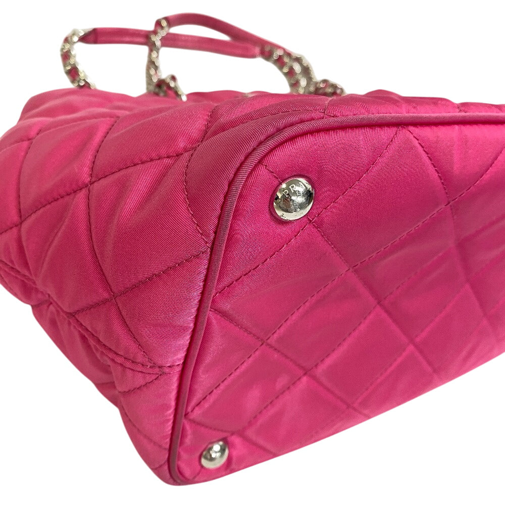 PRADA Tote Bag Nylon Fusha pink Tessuto Impuntu