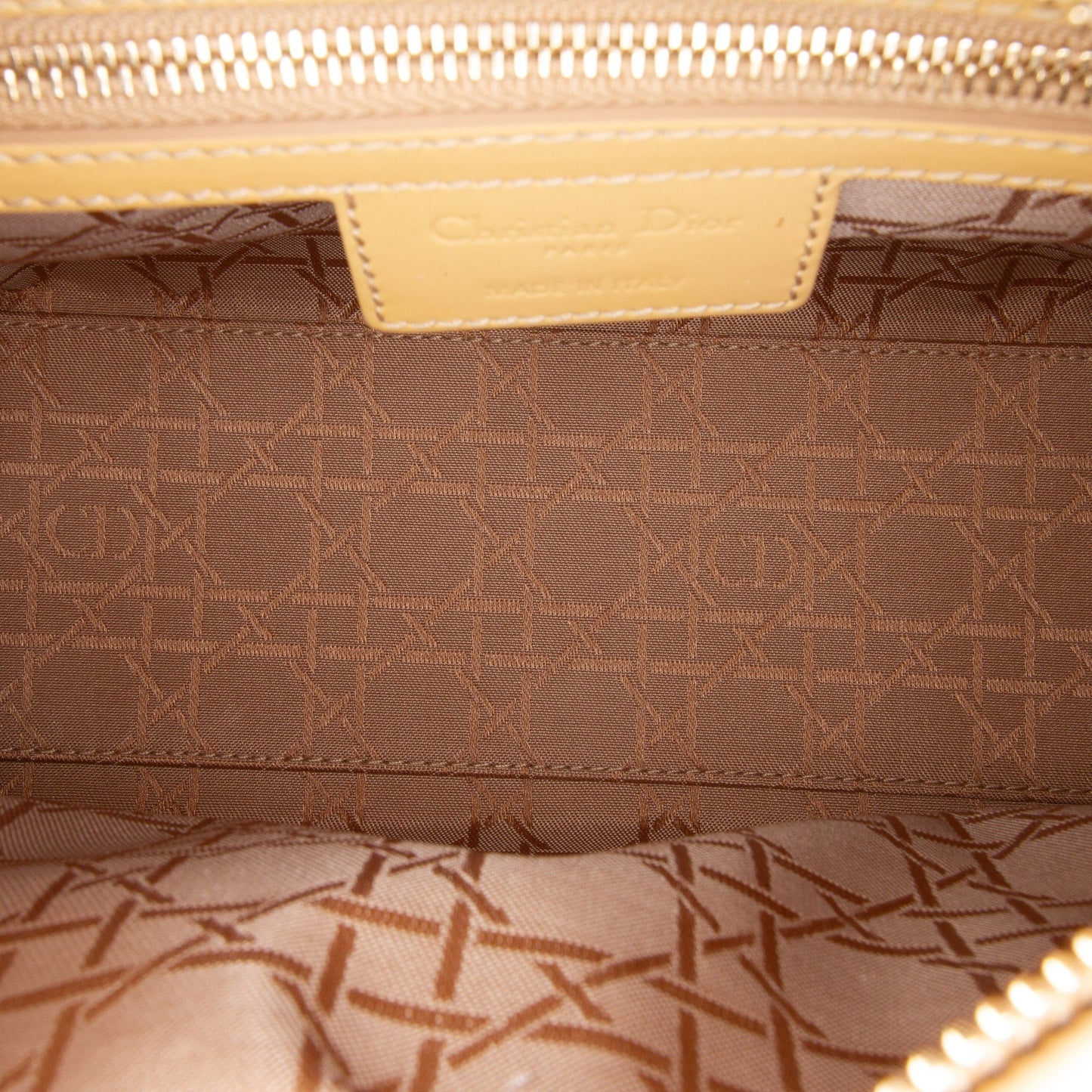 Dior Lady Dior Leather Shoulder Bag