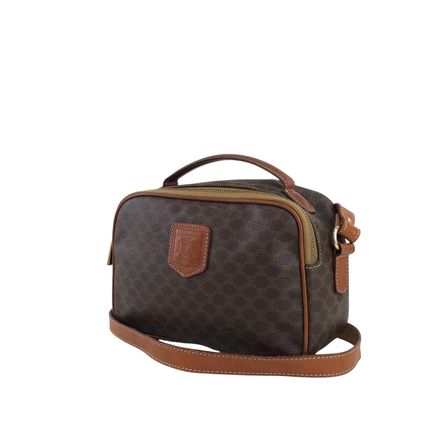 CELINE Two-way Handbag Shoulder bag Brown 8rtyi2