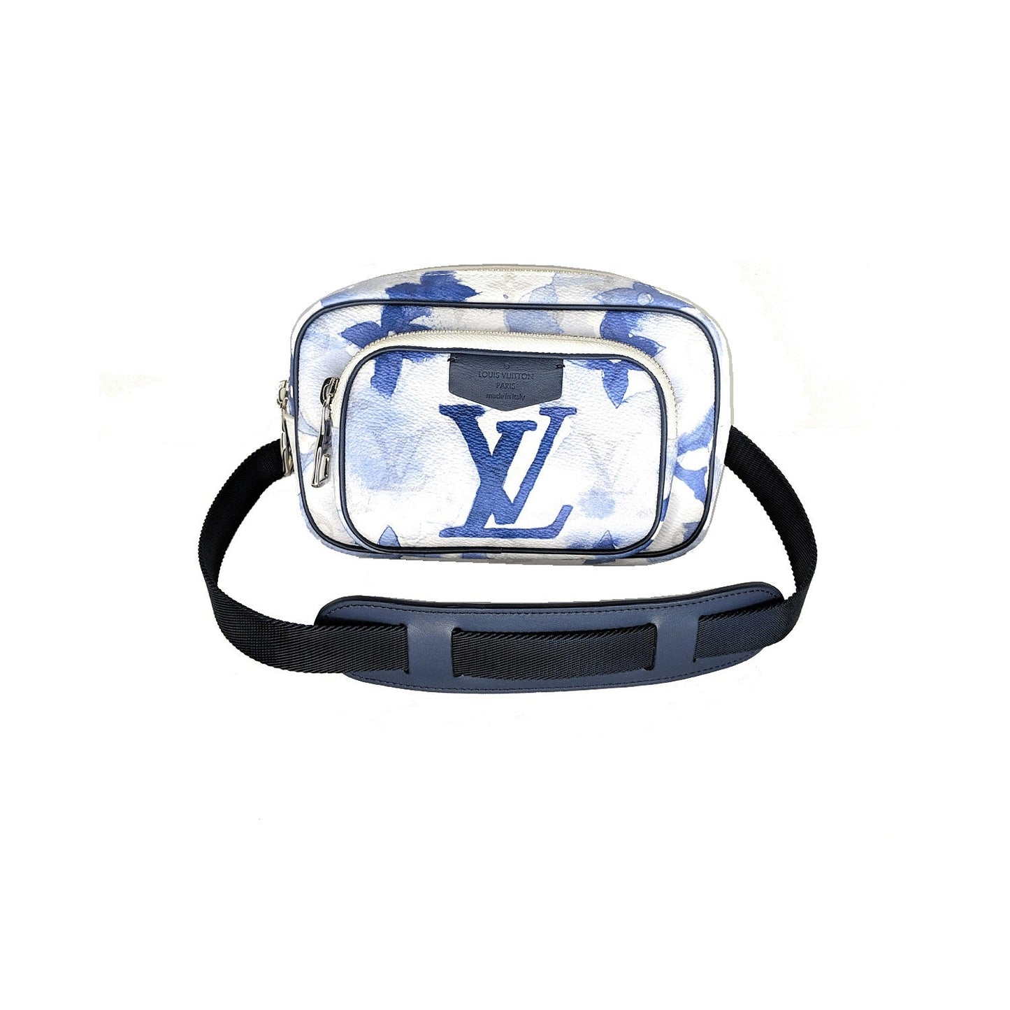 Louis Vuitton Monogram Watercolor Outdoor Pouch Blue Unisex Clutch