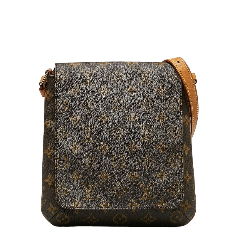Louis Vuitton Monogram Salsa Short Shoulder Bag Brown PVC Leather Lady Louis Vuitton